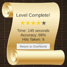 Image of End of Level Screen Tutorial